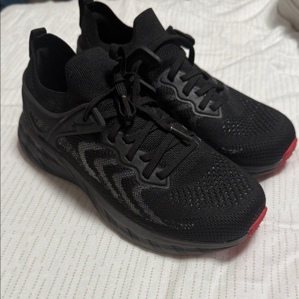 Athletic Works Black and Red Men's Athletic Shoes